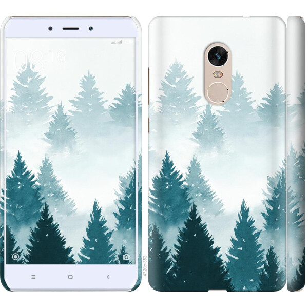 

Чехол на Xiaomi Redmi Note 4 Акварельные Елки (04798)