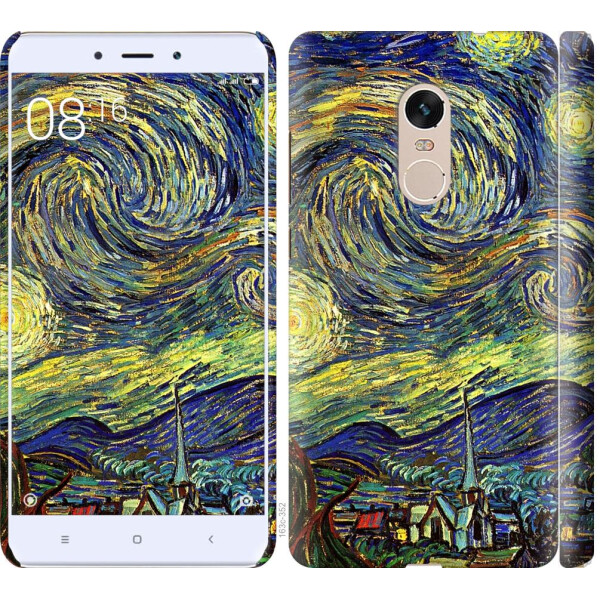 

Чехол на Xiaomi Redmi Note 4 Винсент Ван Гог. Звёздная ночь (04798)