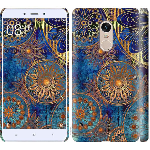 

Чехол на Xiaomi Redmi Note 4 Золотой узор (04798)