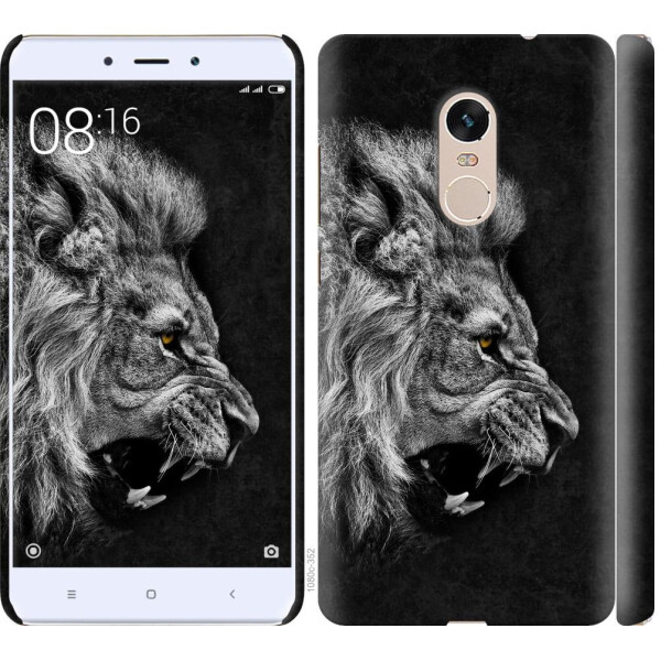 

Чехол на Xiaomi Redmi Note 4 Лев (04798)