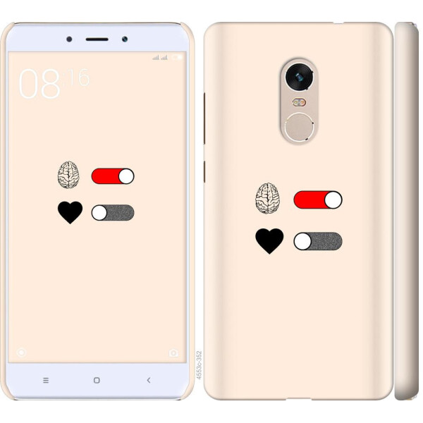 

Чехол на Xiaomi Redmi Note 4 Любовь и ум (04798)