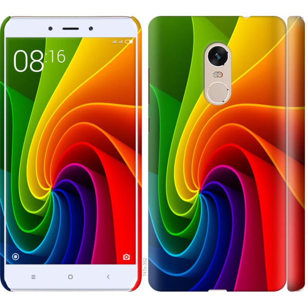 

Чехол на Xiaomi Redmi Note 4 Радужный вихрь (04798)