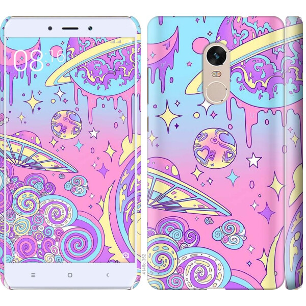 

Чехол на Xiaomi Redmi Note 4 Розовая галактика (04798)