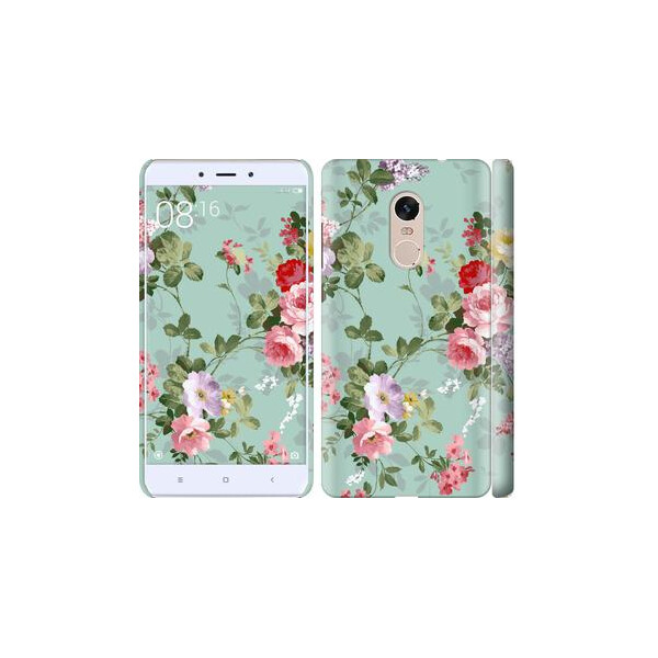 

Чехол на Xiaomi Redmi Note 4 Цветочные обои 2 (04798)
