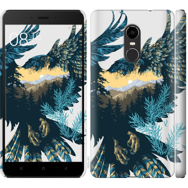 

Чехол на Xiaomi Redmi Note 4X Арт-орел на фоне природы (04798)