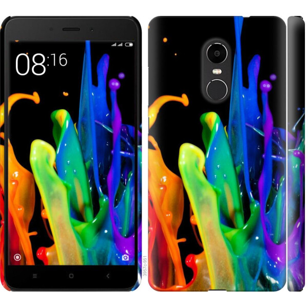

Чехол на Xiaomi Redmi Note 4X брызги краски (04798)
