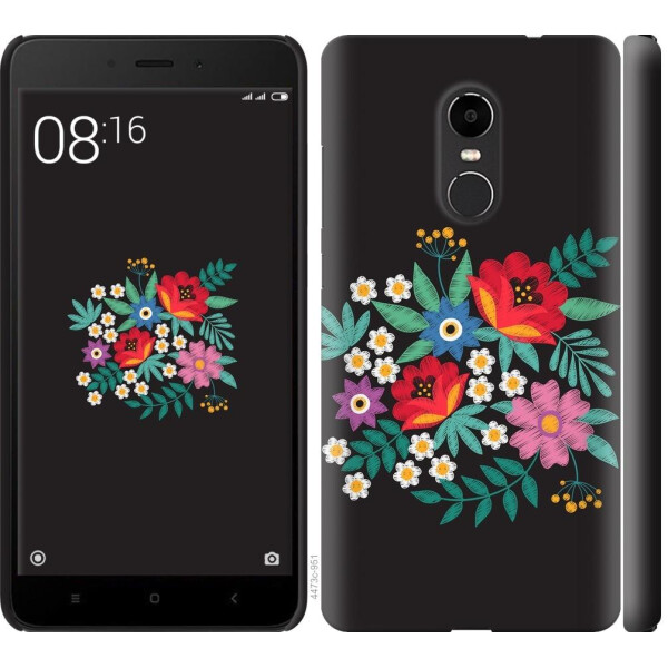 

Чехол на Xiaomi Redmi Note 4X Вышитые цветы (04798)