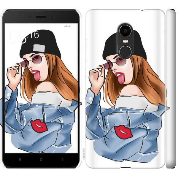 

Чехол на Xiaomi Redmi Note 4X Девушка v3 (04798)