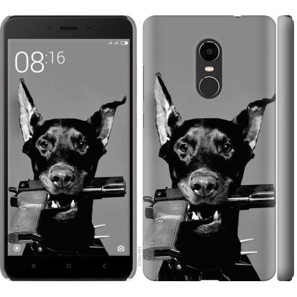 

Чехол на Xiaomi Redmi Note 4X Доберман (04798)