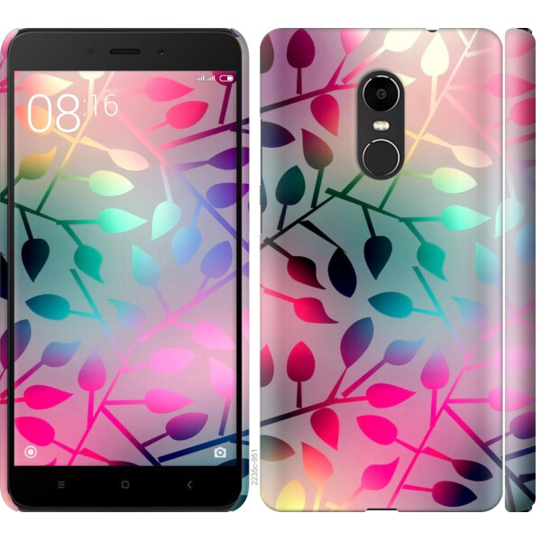

Чехол на Xiaomi Redmi Note 4X Листья (04798)