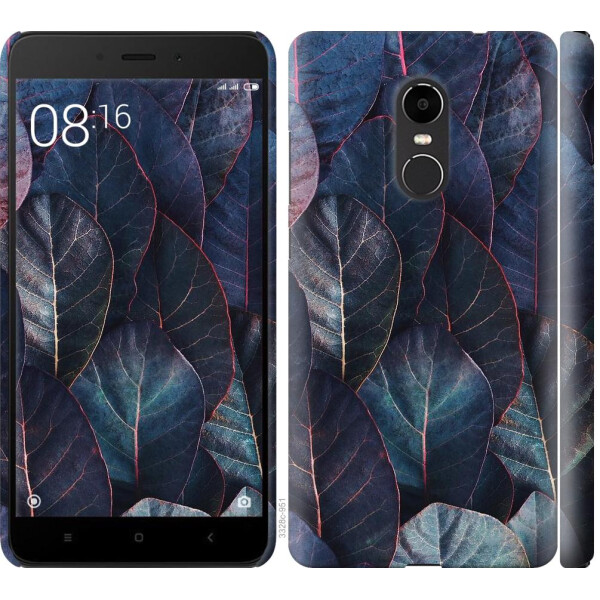 

Чехол на Xiaomi Redmi Note 4X Листья v3 (04798)
