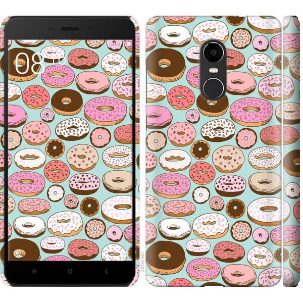 

Чехол на Xiaomi Redmi Note 4X Пончики в глазури (04798)