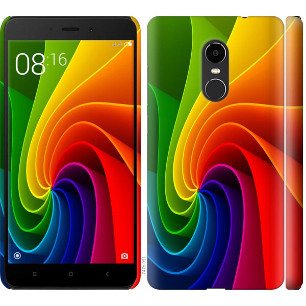 

Чехол на Xiaomi Redmi Note 4X Радужный вихрь (04798)