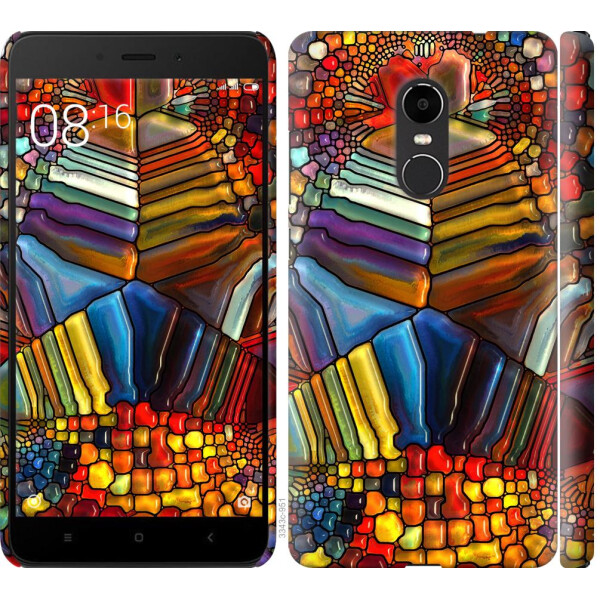 

Чехол на Xiaomi Redmi Note 4X Разноцветный витраж (04798)