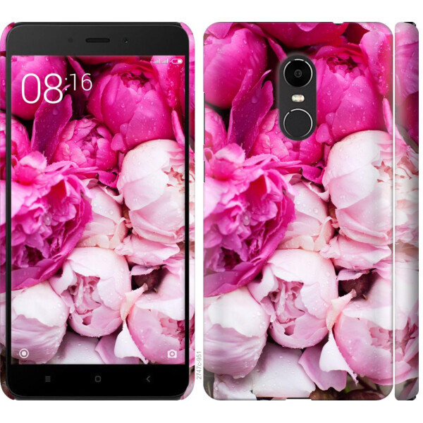 

Чехол на Xiaomi Redmi Note 4X Розовые пионы (04798)