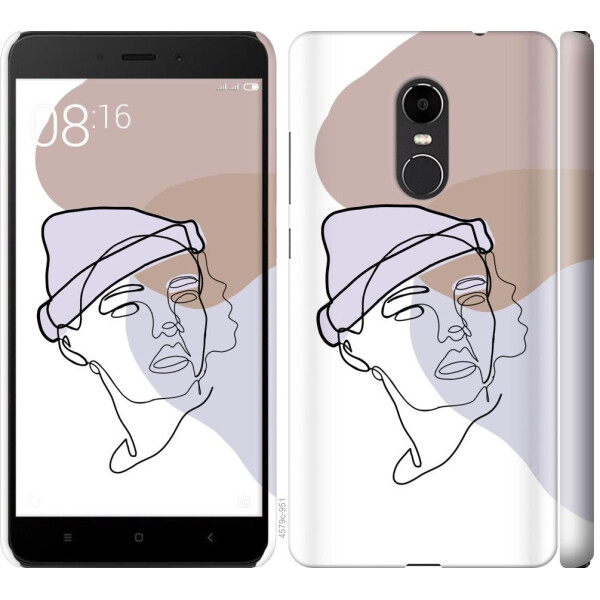 

Чехол на Xiaomi Redmi Note 4X Силуэт (04798)
