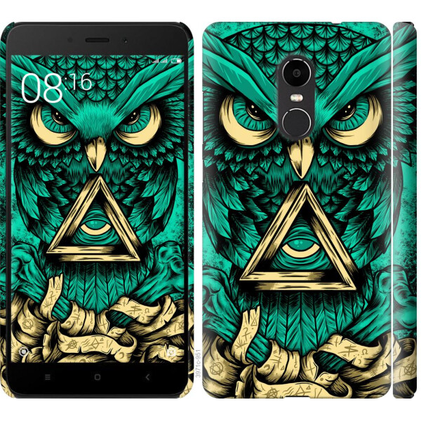 

Чехол на Xiaomi Redmi Note 4X Сова Арт-тату (04798)