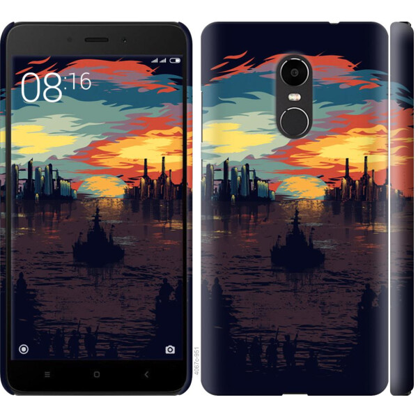 

Чехол на Xiaomi Redmi Note 4X Череп-абстракция (04798)