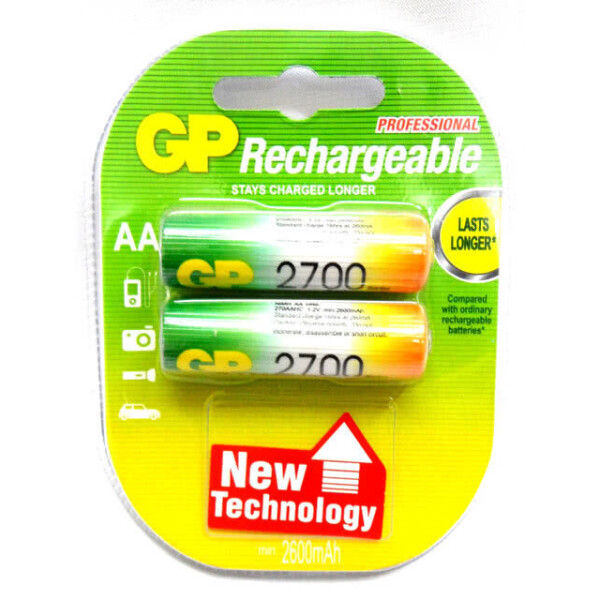 

Аккумулятор Gp Rechargeable R6 2700 Mah Ni-Mh