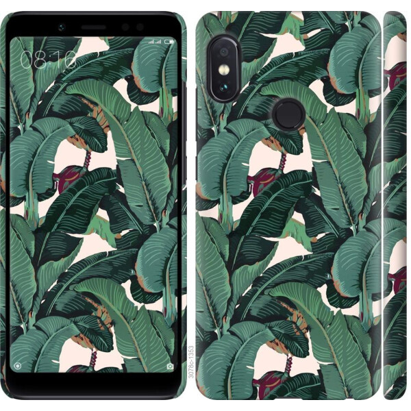 

Чехол на Xiaomi Redmi Note 5 Pro Банановые листья (04798)