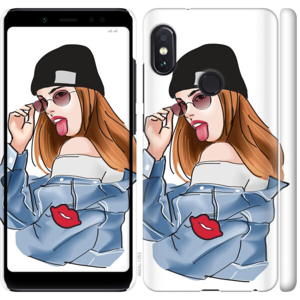 

Чехол на Xiaomi Redmi Note 5 Pro Девушка v3 (04798)