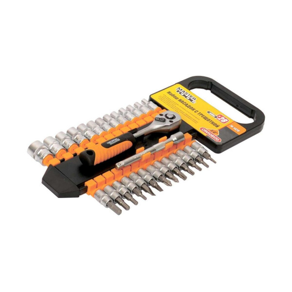 

Набор инструмента на планке Mastertool - 1/4" x 28 ед.