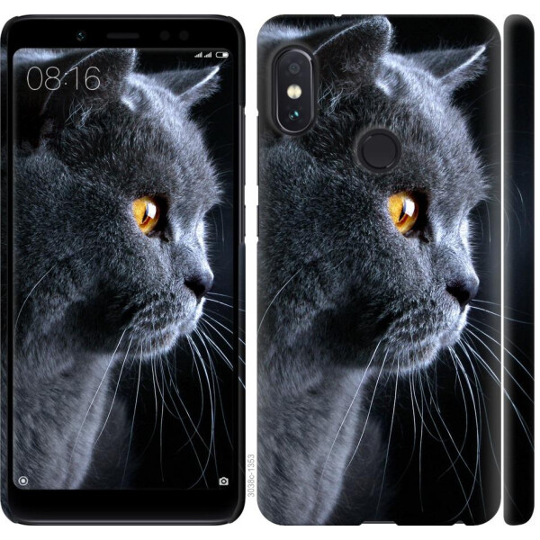 

Чехол на Xiaomi Redmi Note 5 Pro Красивый кот (04798)