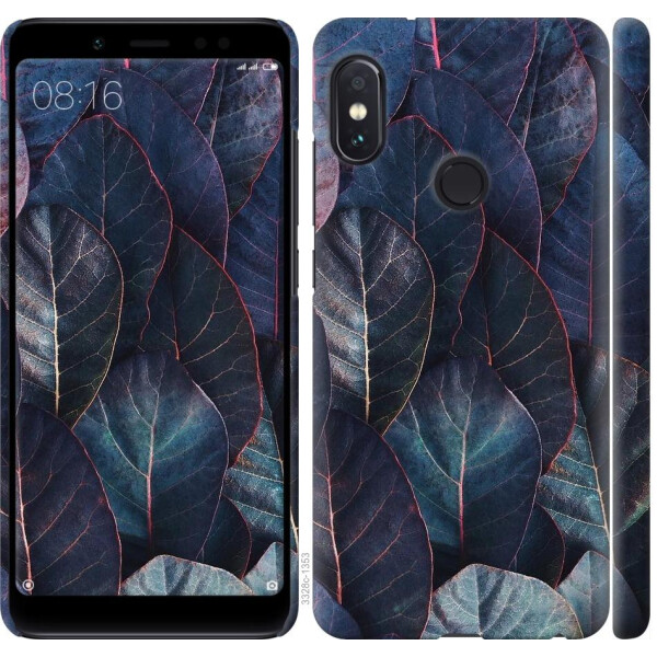 

Чехол на Xiaomi Redmi Note 5 Pro Листья v3 (04798)