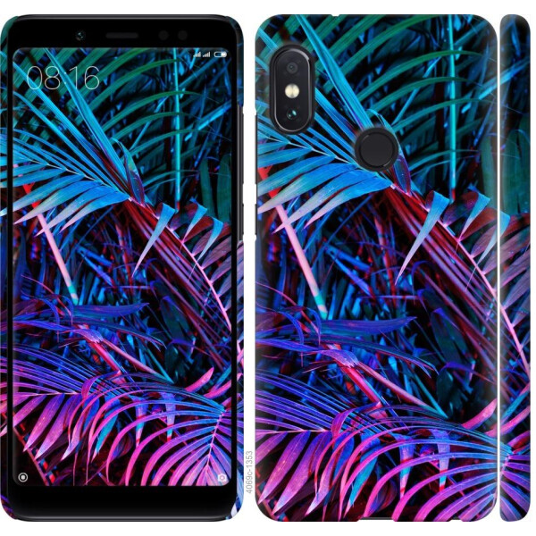 

Чехол на Xiaomi Redmi Note 5 Pro Папоротник под ультрафиолетом (04798)