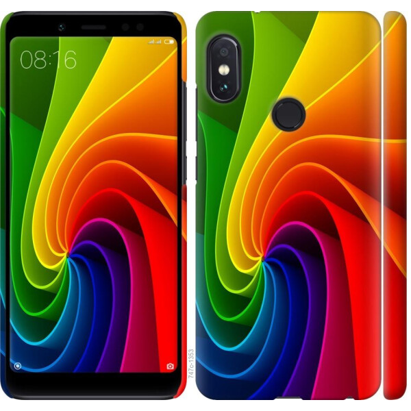 

Чехол на Xiaomi Redmi Note 5 Pro Радужный вихрь (04798)