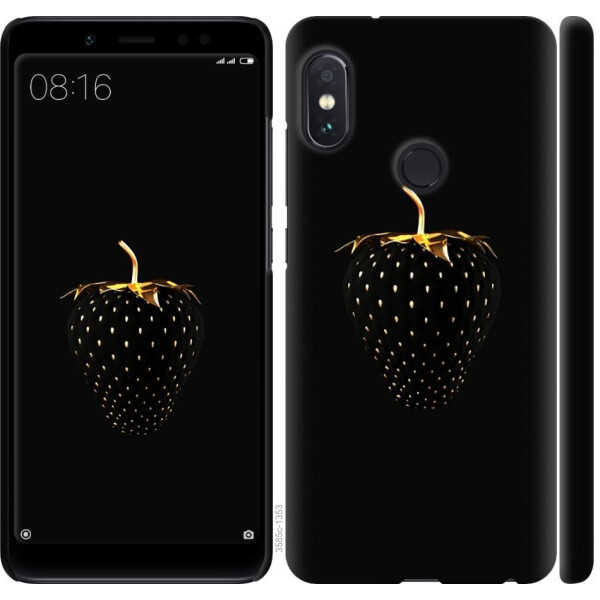 

Чехол на Xiaomi Redmi Note 5 Pro Черная клубника (04798)