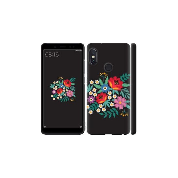 

Чехол на Xiaomi Redmi Note 5 Вышитые цветы (04798)