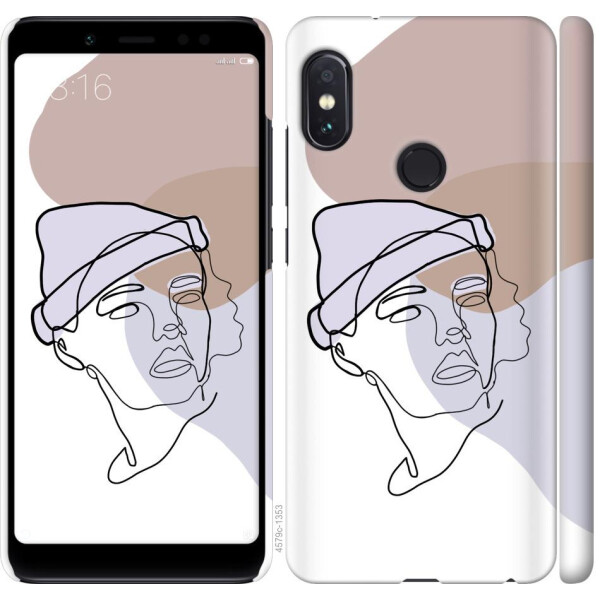 

Чехол на Xiaomi Redmi Note 5 Силуэт (04798)
