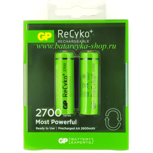 

Аккумулятор Gp Reсyko Most Powerful 2700 Mah Aa Ni-Mh
