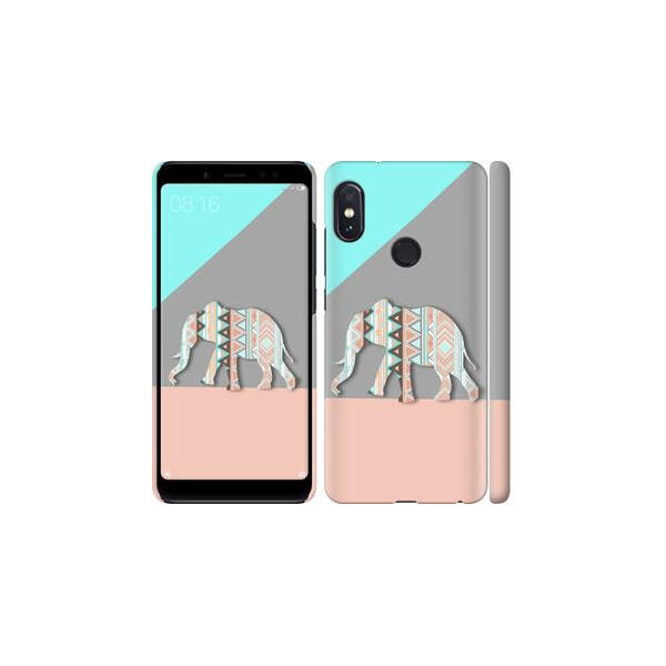 

Чехол на Xiaomi Redmi Note 5 Узорчатый слон (04798)