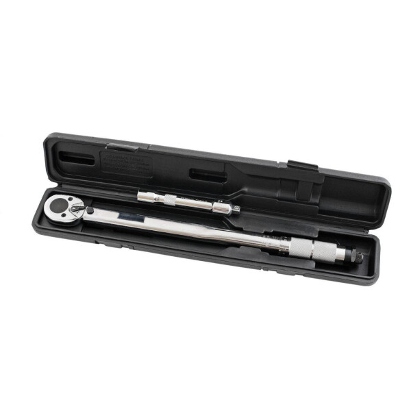 

Ключ динамометрический Miol - 1/2" 28-210 Н*м с переходником 1/2" х 3/8"