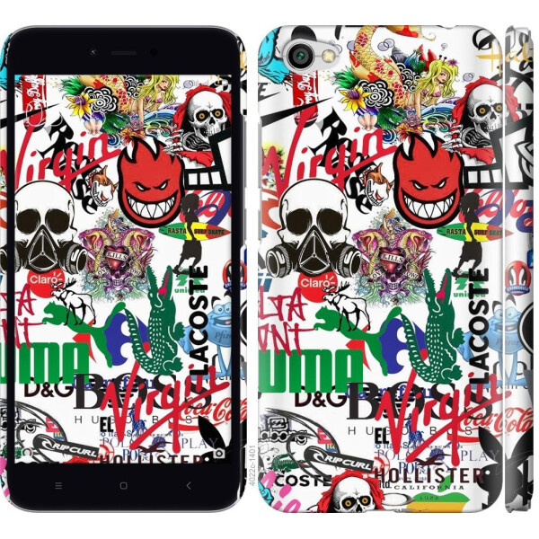 

Чехол на Xiaomi Redmi Note 5A Many different logos (04798)