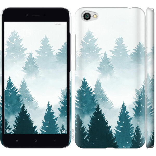 

Чехол на Xiaomi Redmi Note 5A Акварельные Елки (04798)