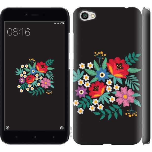 

Чехол на Xiaomi Redmi Note 5A Вышитые цветы (04798)