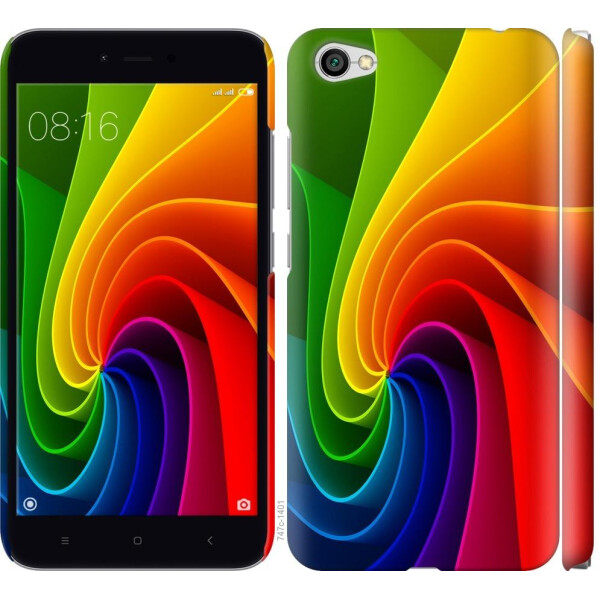 

Чехол на Xiaomi Redmi Note 5A Радужный вихрь (04798)