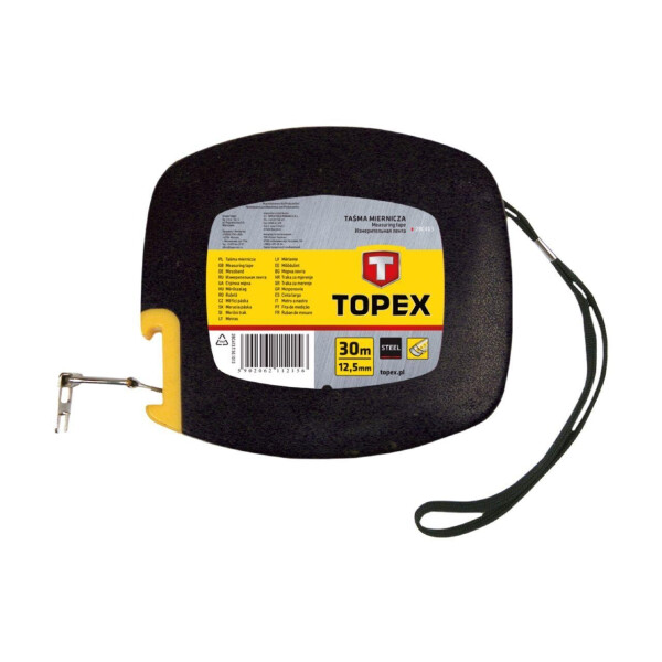

Рулетка Topex - 30 м х 12,5 мм, бобина, металлическая
