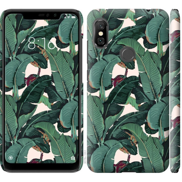 

Чехол на Xiaomi Redmi Note 6 Pro Банановые листья (04798)