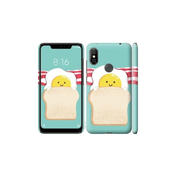 

Чехол на Xiaomi Redmi Note 6 Pro Веселая глазунья (04798)