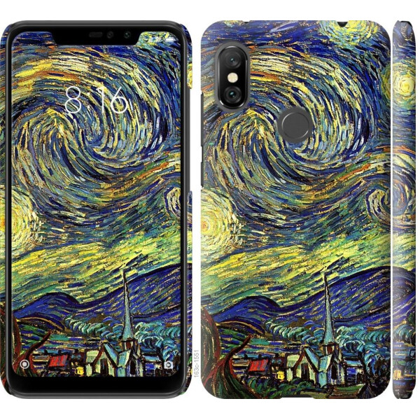 

Чехол на Xiaomi Redmi Note 6 Pro Винсент Ван Гог. Звёздная ночь (04798)