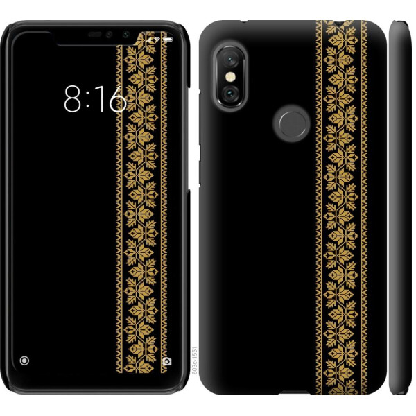 

Чехол на Xiaomi Redmi Note 6 Pro Вышиванка 34 (04798)