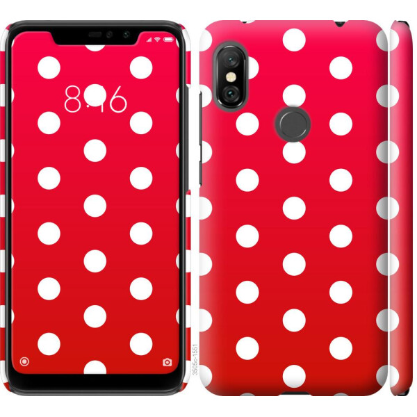 

Чехол на Xiaomi Redmi Note 6 Pro Градиент, Горошек (04798)