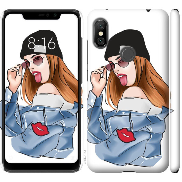 

Чехол на Xiaomi Redmi Note 6 Pro Девушка v3 (04798)