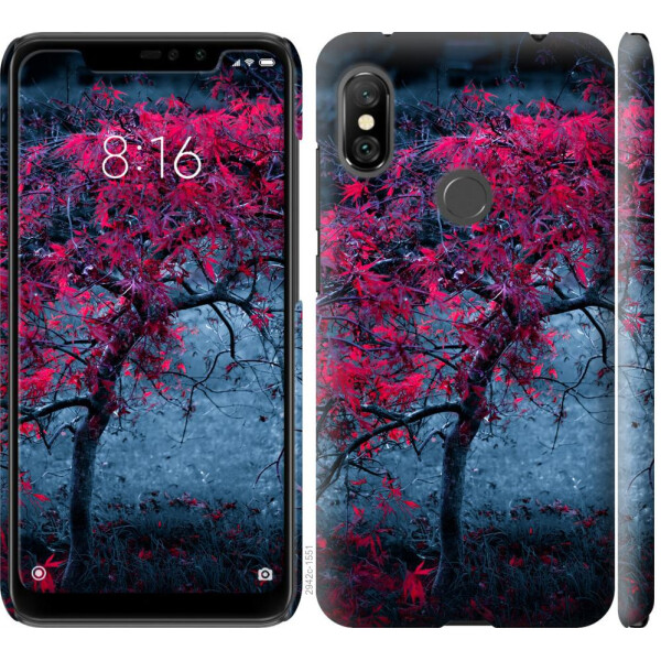 

Чехол на Xiaomi Redmi Note 6 Pro Дерево с яркими листьями (04798)