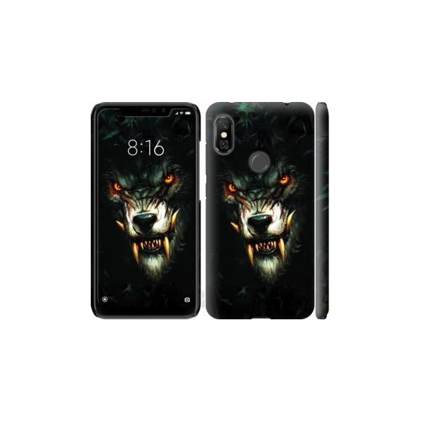 

Чехол на Xiaomi Redmi Note 6 Pro Дьявольский волк (04798)