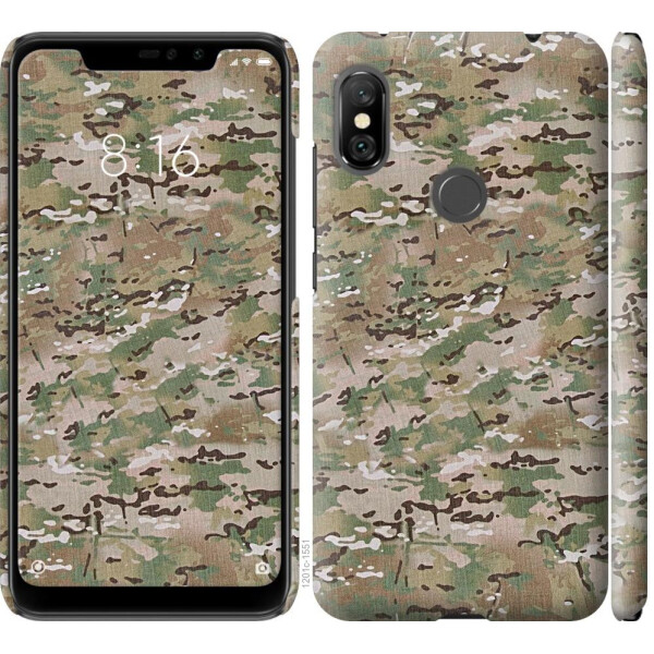 

Чехол на Xiaomi Redmi Note 6 Pro Камуфляж v5 (04798)